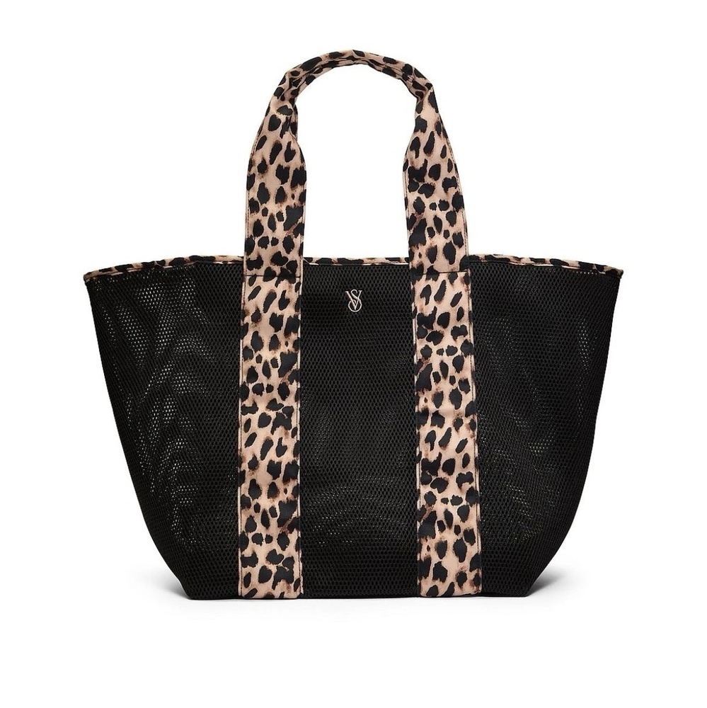 Victorias Secret NWT Leopard Mesh Tote